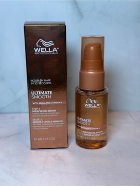 Wella Professionals Ultimate Smooth Miracle Oil Serum – 30 mL with Box